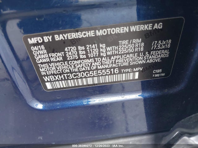 BMW X1 Xdrive28i 2016 WBXHT3C30G5E55516 Image 9