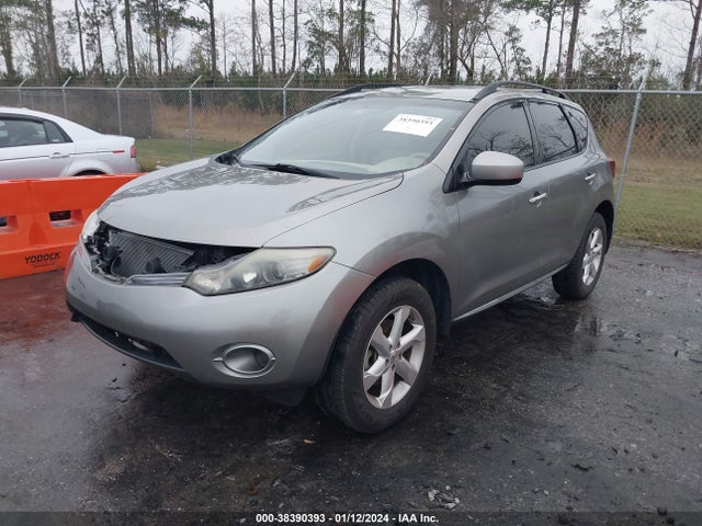 2009 NISSAN MURANO S VIN: JN8AZ18U79W007100