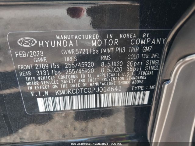 KMUKCDTC0PU014641 Genesis Gv60 Advanced Awd