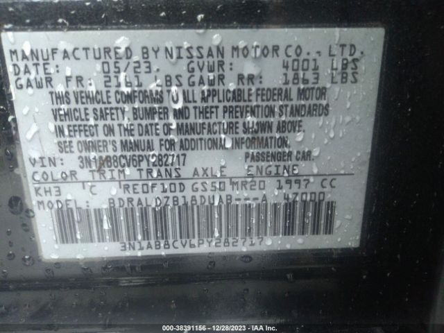 3N1AB8CV6PY282717 Nissan Sentra Sv Xtronic Cvt