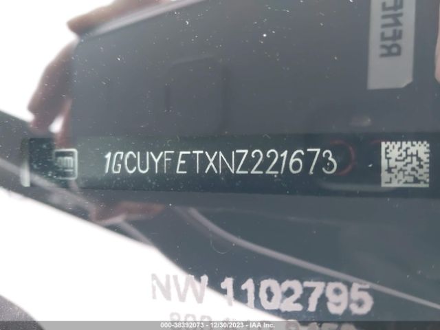 1GCUYFETXNZ221673 Chevrolet Silverado 1500 Ltd 4wd  Short Bed Lt Trail Boss