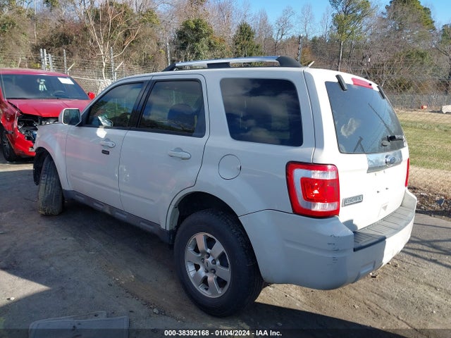 2011 FORD ESCAPE LIMITED VIN: 1FMCU0E78BKB54658