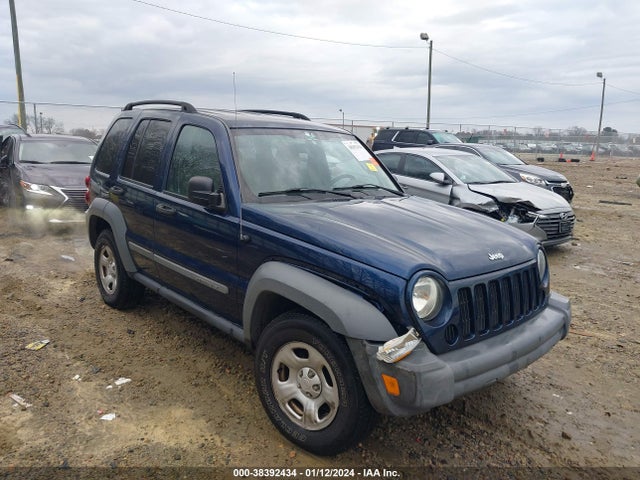 2005 JEEP LIBERTY SPORT VIN: 1J4GK48K05W500616