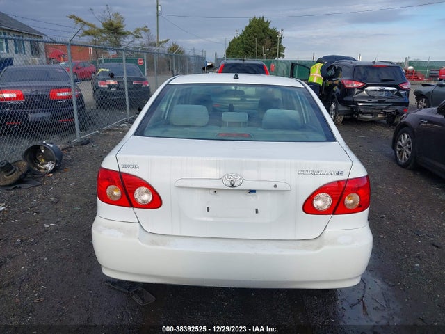 2006 TOYOTA COROLLA LE VIN: 2T1BR32E76C564624