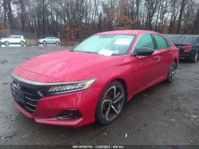 2021 HONDA ACCORD SPORT VIN: 1HGCV1F39MA077117