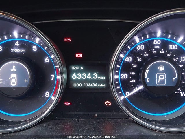 2013 HYUNDAI SONATA GLS VIN: 5NPEB4ACXDH726540