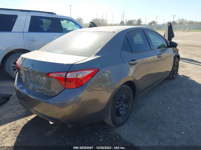 2018 TOYOTA COROLLA LE VIN: 2T1BURHE8JC094430