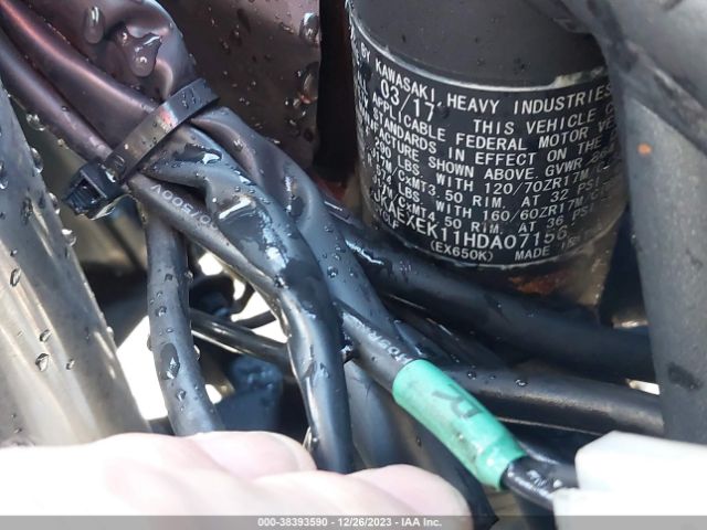 2017 KAWASAKI EX650 JKAEXEK11HDA07156 Photo 9