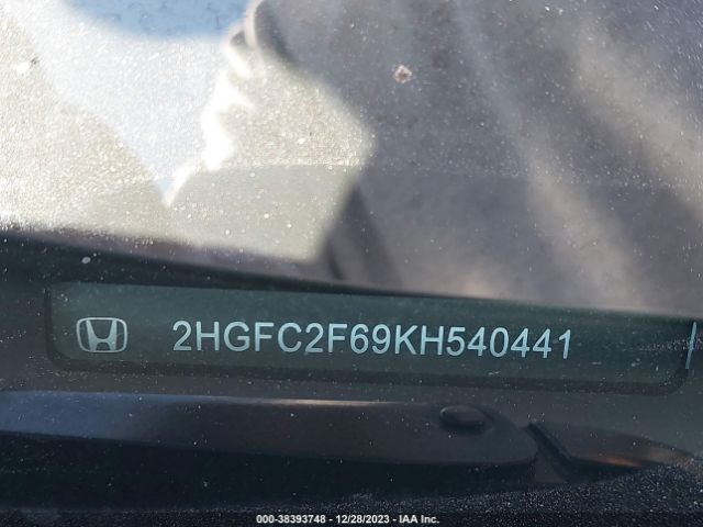 2HGFC2F69KH540441 Honda Civic Lx
