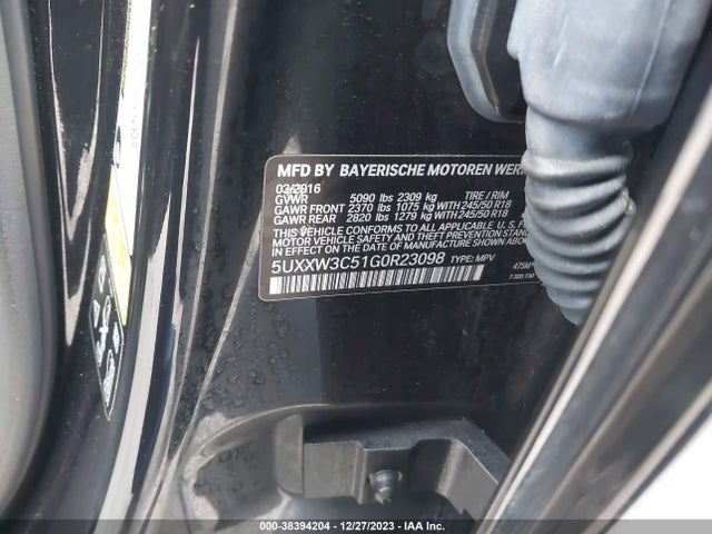 5UXXW3C51G0R23098 BMW X4 Xdrive28i