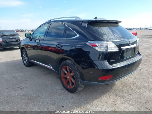2012 LEXUS RX 350 VIN: 2T2ZK1BA7CC077029