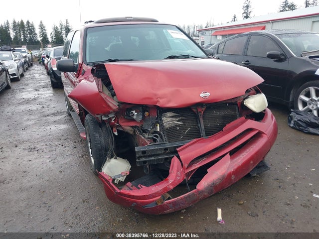 2001 NISSAN QUEST SE VIN: 4N2ZN16T01D830047