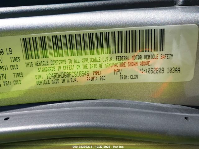 1C4RDHDG8FC916546 Dodge DURANGO LIMITED