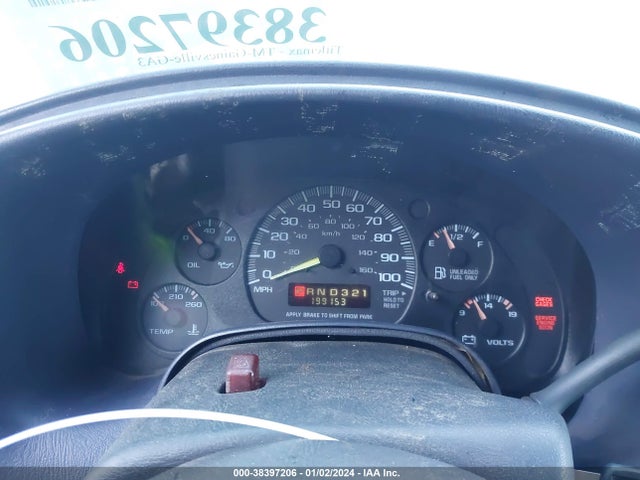 1998 GMC SAFARI SLE VIN: 1GKDM19W6WB522653