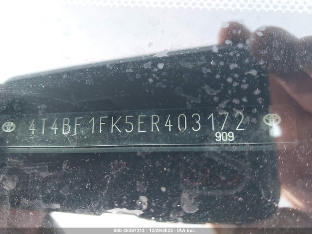 2014 TOYOTA CAMRY LE VIN: 4T4BF1FK5ER403172