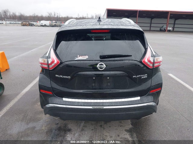 2017 NISSAN MURANO PLATINUM VIN: 5N1AZ2MH7HN119552