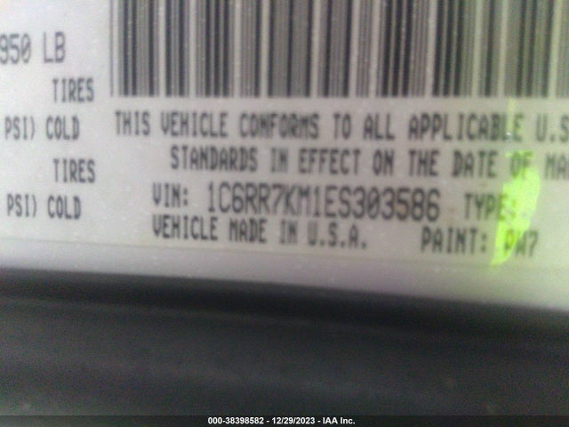 RAM 1500 Tradesman 2014 1C6RR7KM1ES303586 Image 9