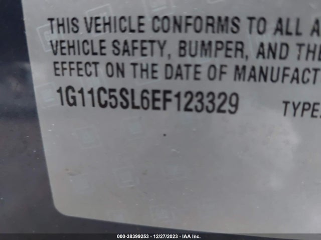 Chevrolet MALIBU 1LT 2014 1G11C5SL6EF123329 Image 9