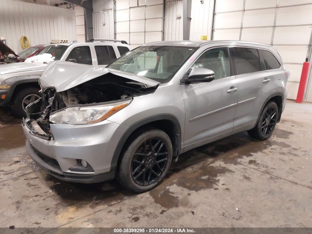 Toyota Highlander Xle V6 2015 5TDJKRFHXFS163843 Image 2