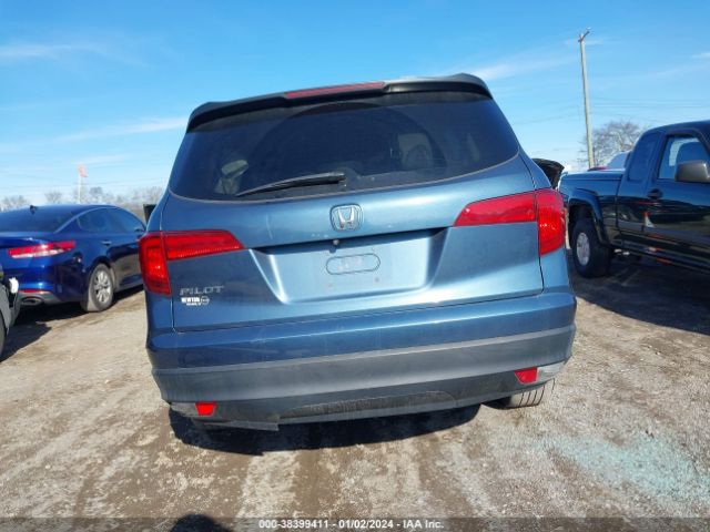 5FNYF5H12GB040538 Honda PILOT LX