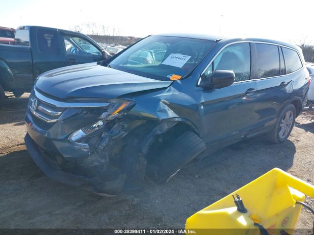 5FNYF5H12GB040538 Honda PILOT LX