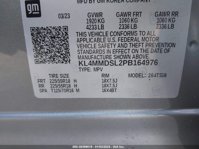 Buick Encore Gx Select Fwd 2023 KL4MMDSL2PB164976 Image 9