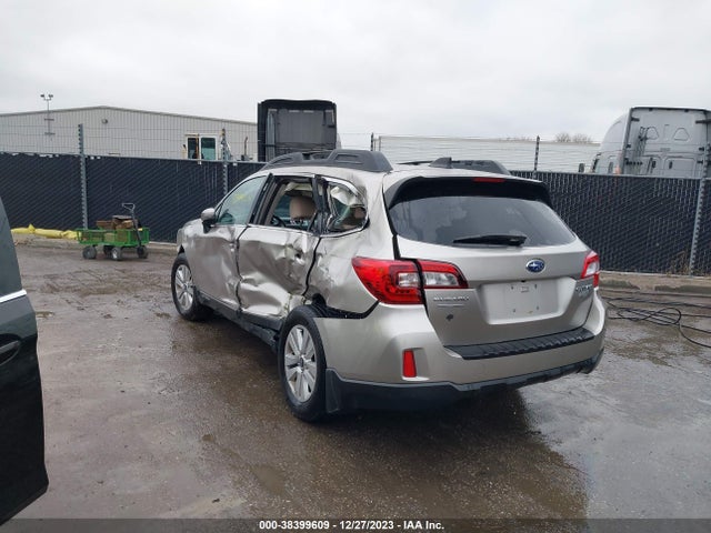 2016 SUBARU OUTBACK 2.5I PREMIUM VIN: 4S4BSAHC0G3212974