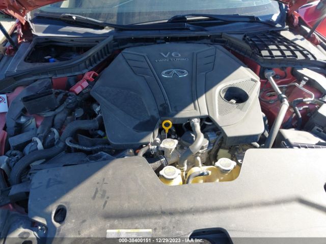 JN1FV7EK4KM360529 Infiniti Q60 3.0t Red Sport 400
