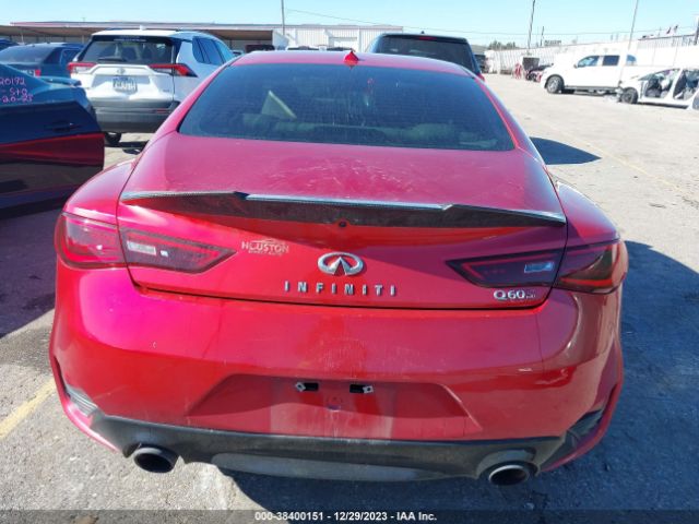 JN1FV7EK4KM360529 Infiniti Q60 3.0t Red Sport 400
