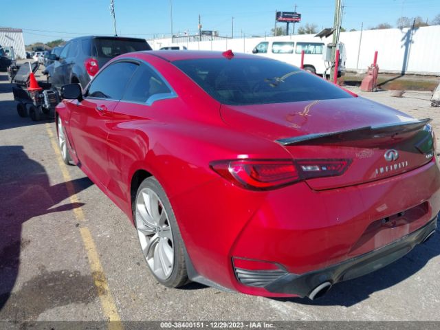 JN1FV7EK4KM360529 Infiniti Q60 3.0t Red Sport 400