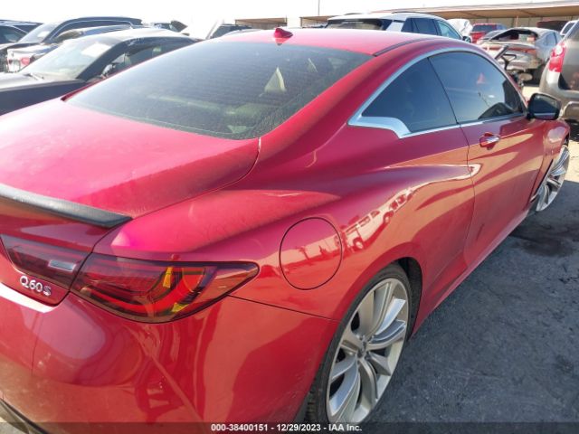 JN1FV7EK4KM360529 Infiniti Q60 3.0t Red Sport 400