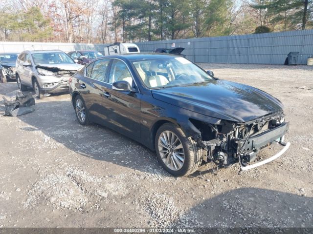 Auction sale of the 2019 Infiniti Q50 3.0t Luxe, vin: JN1EV7AR3KM552331, lot number: 38400296