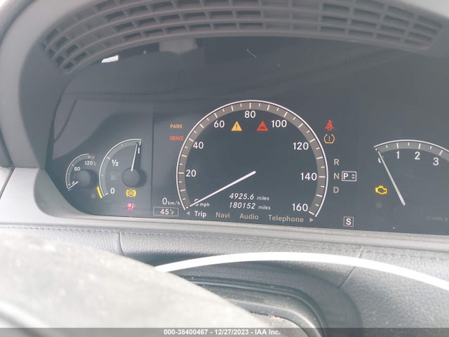 38400467 :رقم المزاد ، WDDEJ71X17A006309 vin ، 2007 Mercedes-benz Cl 550 مزاد بيع