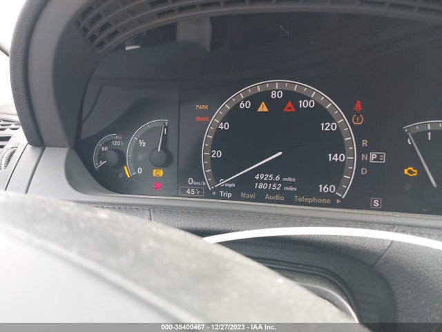 38400467 :رقم المزاد ، WDDEJ71X17A006309 vin ، 2007 Mercedes-benz Cl 550 مزاد بيع