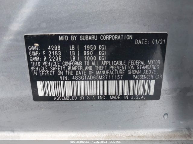 4S3GTAD65M3711157 Subaru Impreza Premium 5-door