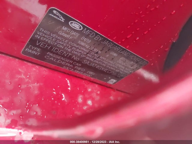 2020 JAGUAR XE SAJAT4GX4LCP56702 Photo 8