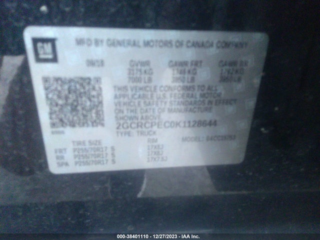 Chevrolet Silverado 1500 Ld Lt 2019 2GCRCPEC0K1128644 Image 9