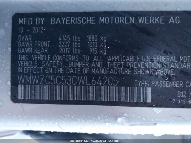 2012 MINI COOPER S COUNTRYMAN WMWZC5C53CWL64205 Photo 8