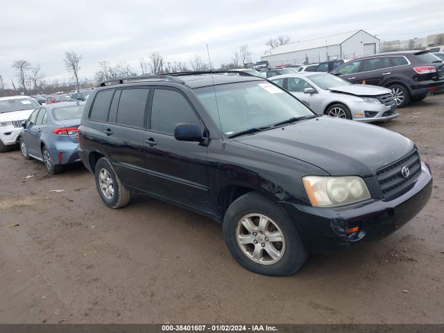 2002 TOYOTA HIGHLANDER V6 VIN: JTEGF21AX20038754