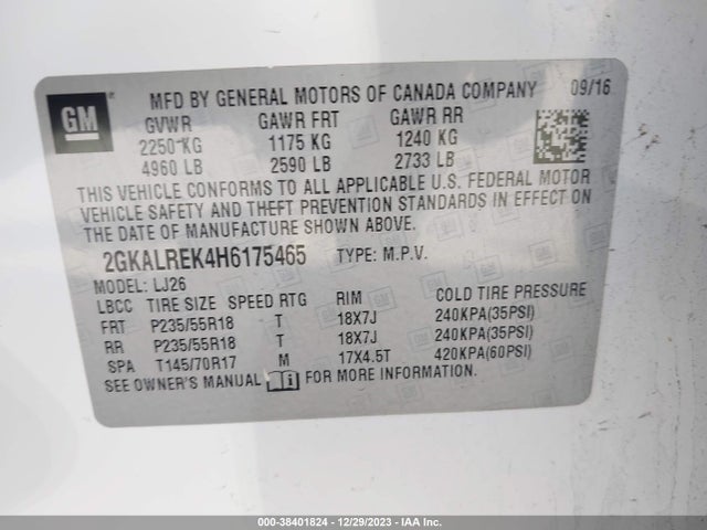 GMC Terrain Denali 2017 2GKALREK4H6175465 Image 9