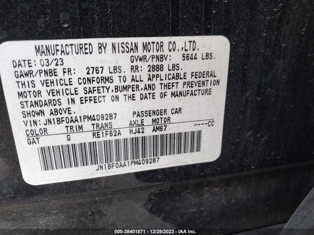 Nissan Ariya Venture+ 2023 JN1BF0AA1PM409287 Image 9