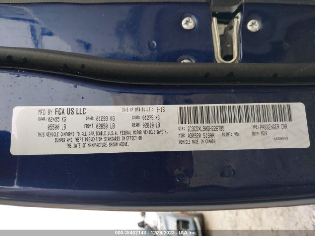 2C3CDXL90GH226795 Dodge Charger Srt Hellcat