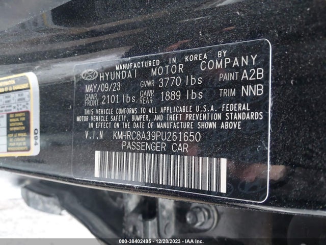 Hyundai Venue Sel 2023 KMHRC8A39PU261650 Image 9