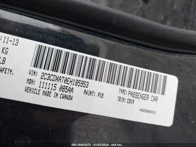 Dodge Charger Police 2014 2C3CDXAT0EH185953 Image 9