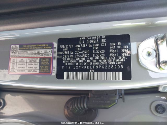 5XYRKDLF9PG228205 KIA Sorento X-line Sx Prestige