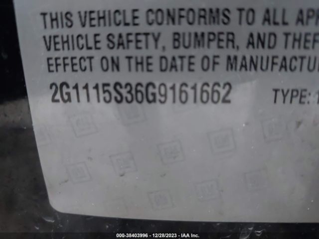 2G1115S36G9161662 Chevrolet Impala 2lt