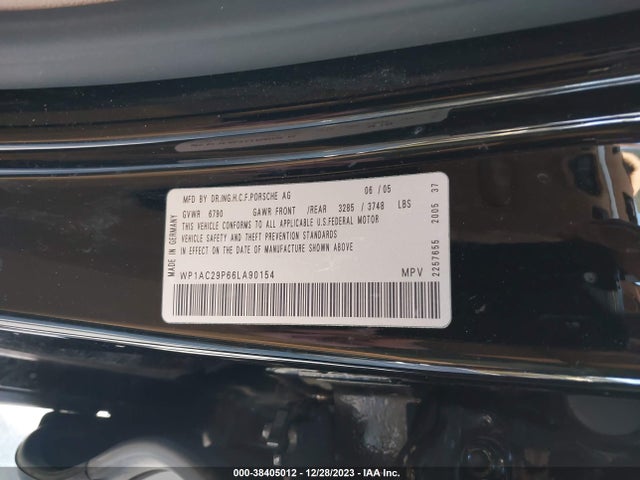 2006 PORSCHE CAYENNE WP1AC29P66LA90154 Photo 8