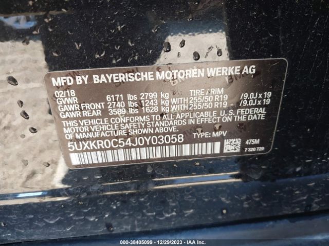 5UXKR0C54J0Y03058 BMW X5 Xdrive35i