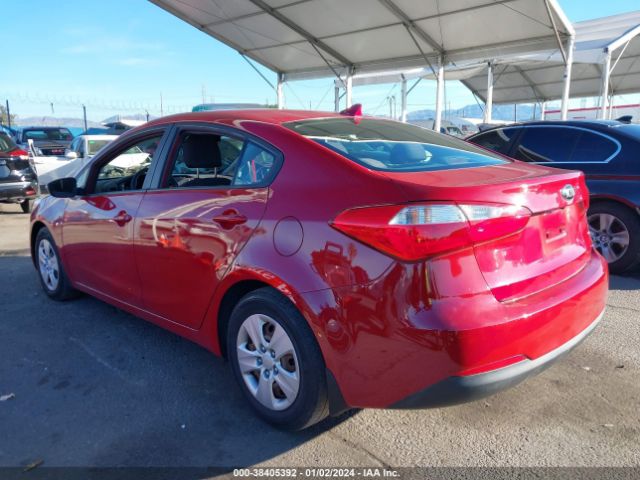 KNAFX4A65G5549140 KIA FORTE LX
