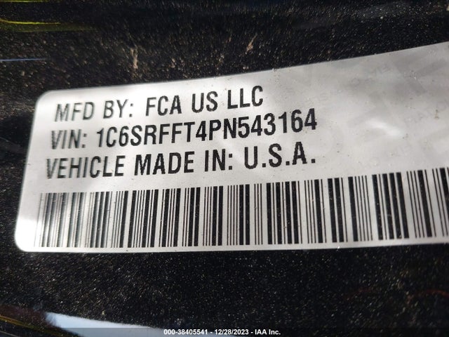 RAM 1500 Big Horn  4x4 5'7 Box 2023 1C6SRFFT4PN543164 Image 9
